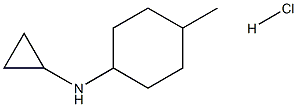 N-cyclopropyl-N-(4-methylcyclohexyl)amine hydrochloride 结构式