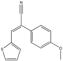 2-(4-methoxyphenyl)-3-(2-thienyl)acrylonitrile