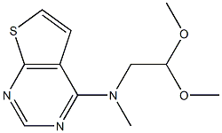 N4-(2,2-dimethoxyethyl)-N4-methylthieno[2,3-d]pyrimidin-4-amine Structure