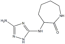 3-[(3-amino-1H-1,2,4-triazol-5-yl)amino]azepan-2-one Structure