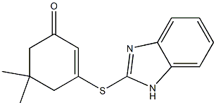 3-(1H-benzo[d]imidazol-2-ylthio)-5,5-dimethylcyclohex-2-en-1-one|