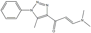 3-(dimethylamino)-1-(5-methyl-1-phenyl-1H-1,2,3-triazol-4-yl)prop-2-en-1-one