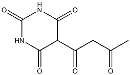 5-acetoacetyl-2,4,6(1H,3H,5H)-pyrimidinetrione,,结构式