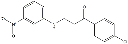 1-(4-chlorophenyl)-3-(3-nitroanilino)-1-propanone