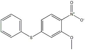 2-methoxy-1-nitro-4-(phenylthio)benzene 结构式