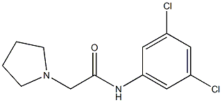 N1-(3,5-dichlorophenyl)-2-tetrahydro-1H-pyrrol-1-ylacetamide Structure