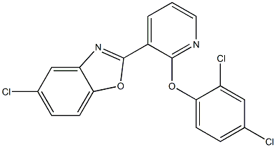 5-chloro-2-[2-(2,4-dichlorophenoxy)-3-pyridinyl]-1,3-benzoxazole