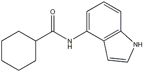 N1-(1H-indol-4-yl)cyclohexane-1-carboxamide Structure