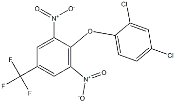 2-(2,4-dichlorophenoxy)-1,3-dinitro-5-(trifluoromethyl)benzene Structure