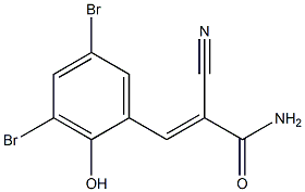 2-cyano-3-(3,5-dibromo-2-hydroxyphenyl)acrylamide