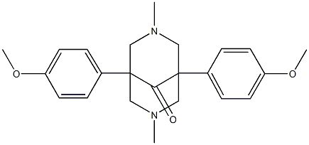  1,5-bis(4-methoxyphenyl)-3,7-dimethyl-3,7-diazabicyclo[3.3.1]nonan-9-one