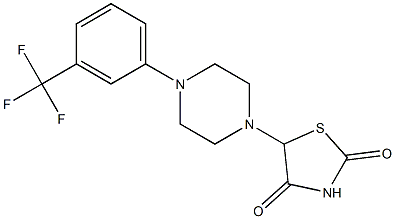 5-{4-[3-(trifluoromethyl)phenyl]piperazino}-1,3-thiazolane-2,4-dione