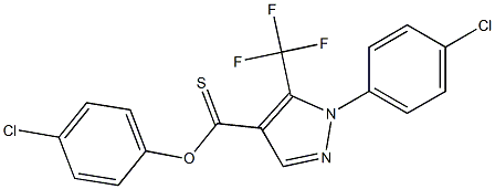 4-chlorophenyl 1-(4-chlorophenyl)-5-(trifluoromethyl)-1H-pyrazole-4-carbothioate