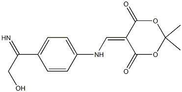 5-{[4-(hydroxyethanimidoyl)anilino]methylene}-2,2-dimethyl-1,3-dioxane-4,6-dione