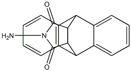 17-amino-17-azapentacyclo[6.6.5.0~2,7~.0~9,14~.0~15,19~]nonadeca-2,4,6,9(14),10,12-hexaene-16,18-dione Structure