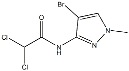 N1-(4-bromo-1-methyl-1H-pyrazol-3-yl)-2,2-dichloroacetamide Structure