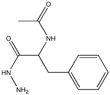 N1-(1-benzyl-2-hydrazino-2-oxoethyl)acetamide Structure