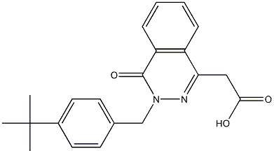 2-{3-[4-(tert-butyl)benzyl]-4-oxo-3,4-dihydro-1-phthalazinyl}acetic acid|