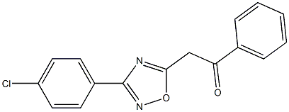 2-[3-(4-chlorophenyl)-1,2,4-oxadiazol-5-yl]-1-phenylethan-1-one