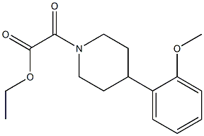 ethyl 2-[4-(2-methoxyphenyl)piperidino]-2-oxoacetate