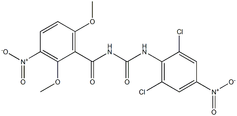 N-(2,6-dichloro-4-nitrophenyl)-N'-(2,6-dimethoxy-3-nitrobenzoyl)urea
