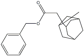 benzyl 2-(2-methyl-2-adamantyl)acetate 结构式