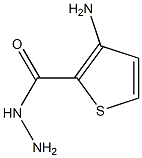 3-aminothiophene-2-carbohydrazide Struktur