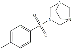 3-[(4-methylphenyl)sulfonyl]-1,3,5-triazabicyclo[3.2.1]octane Structure