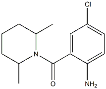 4-chloro-2-[(2,6-dimethylpiperidin-1-yl)carbonyl]aniline Structure