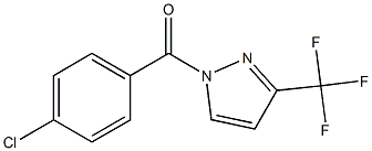 (4-chlorophenyl)[3-(trifluoromethyl)-1H-pyrazol-1-yl]methanone