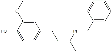 4-[3-(benzylamino)butyl]-2-methoxyphenol