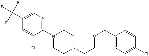 1-{2-[(4-chlorobenzyl)oxy]ethyl}-4-[3-chloro-5-(trifluoromethyl)-2-pyridinyl]piperazine