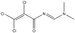 N1-[(dimethylamino)methylidene]-2,3,3-trichloroacrylamide Struktur