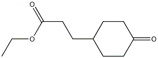 ethyl 3-(4-oxocyclohexyl)propanoate Structure