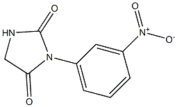 3-(3-nitrophenyl)imidazolidine-2,4-dione Structure