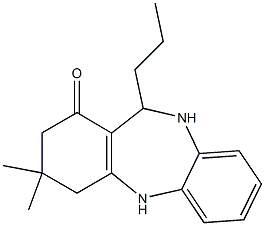 3,3-dimethyl-11-propyl-2,3,4,5,10,11-hexahydro-1H-dibenzo[b,e][1,4]diazepin-1-one