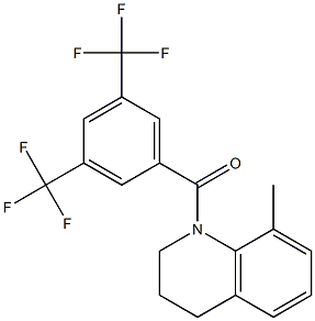 [3,5-di(trifluoromethyl)phenyl](8-methyl-1,2,3,4-tetrahydroquinolin-1-yl)methanone