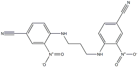 4-{[3-(4-cyano-2-nitroanilino)propyl]amino}-3-nitrobenzonitrile
