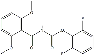2,6-difluorophenyl N-(2,6-dimethoxybenzoyl)carbamate