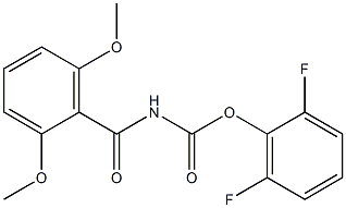  2,6-difluorophenyl N-(2,6-dimethoxybenzoyl)carbamate