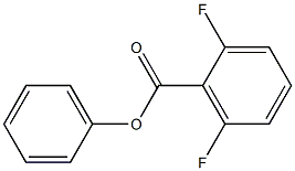 phenyl 2,6-difluorobenzoate Struktur