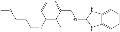 2-[[(3-methyl-4-(3-methoxypropoxy) pyridinyl) methyl] thio]-1H-Benzmidazole