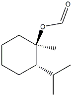 CARBOXYLICACID-2S-ISOPROPYL-5R-METHYL-1R-CYCLOHEXYLESTER 化学構造式