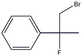 (1-bromo-2-fluoropropan-2-yl)benzene Struktur