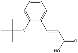  (E)-3-(2-(tert-butylthio)phenyl)acrylic acid