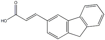 (E)-3-(9H-fluoren-3-yl)acrylic acid Struktur