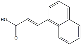 (E)-3-(naphthalen-1-yl)acrylic acid Struktur