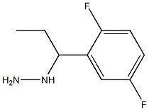 1-(1-(2,5-difluorophenyl)propyl)hydrazine Structure