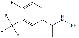  1-(1-(4-fluoro-3-(trifluoromethyl)phenyl)ethyl)hydrazine