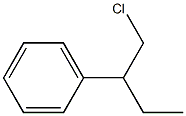 1-(1-chlorobutan-2-yl)benzene 化学構造式